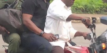 Ekiti Ex-gov, Fayose Takes Okada To Beat Lagos Traffic