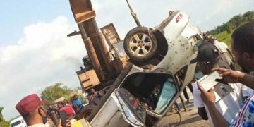 Two Dead As Vehicles Plunge Into River In Ogun