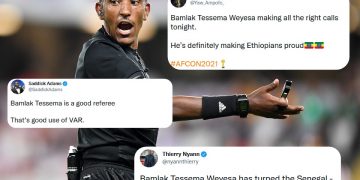 African Fans Celebrate Ethiopian Referee, Calls Him Man Of The Match